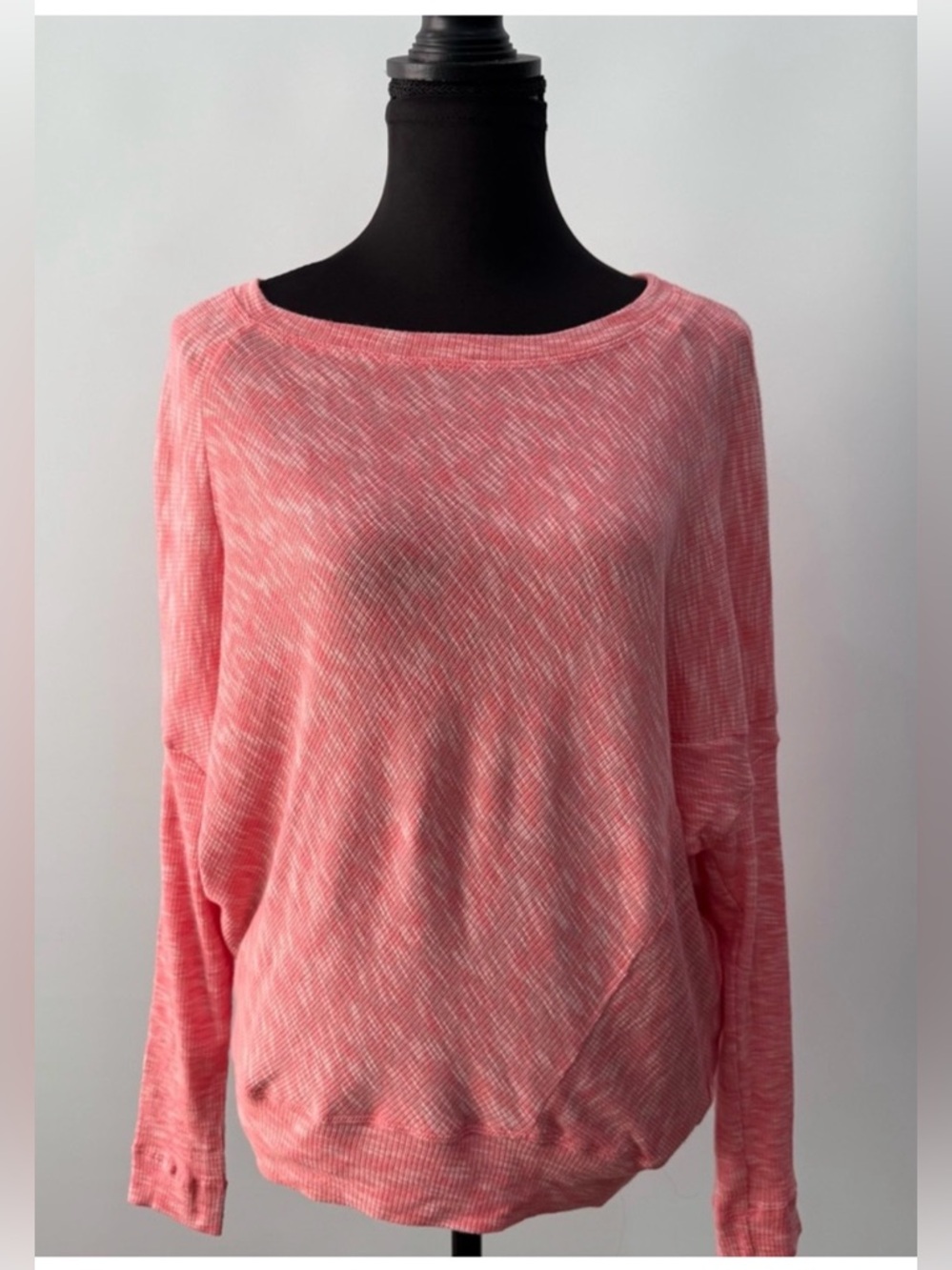 NWT Anthropologie Pink & White Long Sleeved Top.